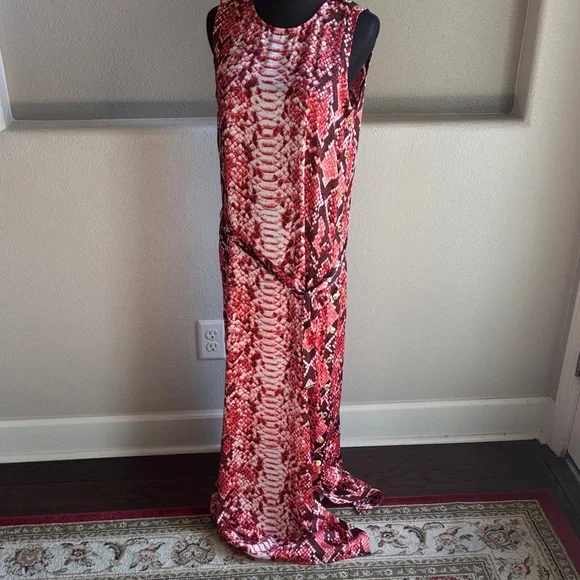 Michael Kors women médium
Coral red snake print Maxi dress - Picture 3 of 9